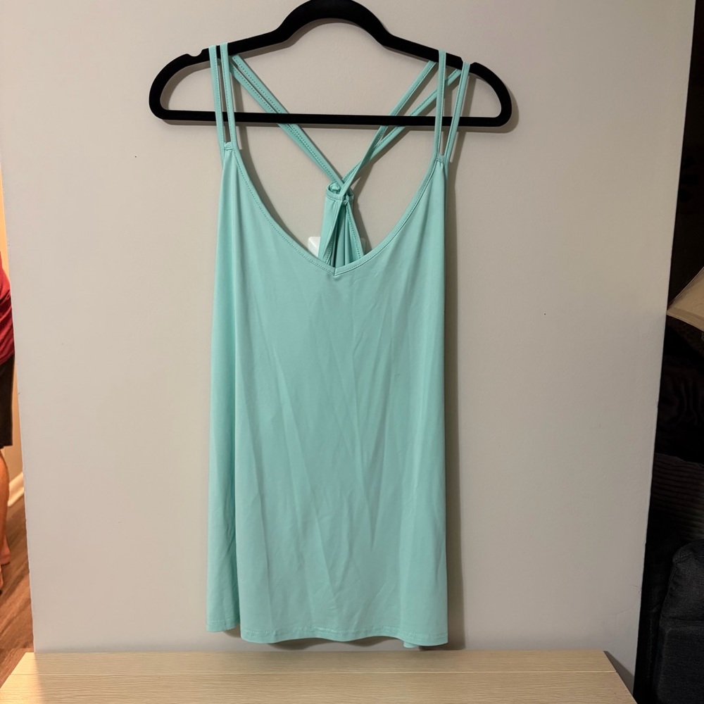 Mint Green Strappy Tank Top